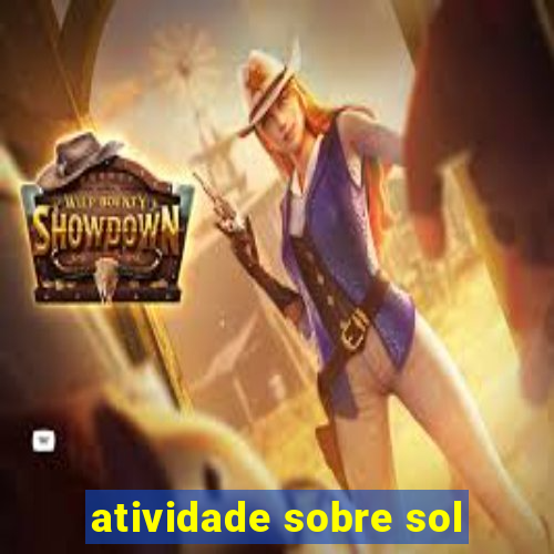 atividade sobre sol